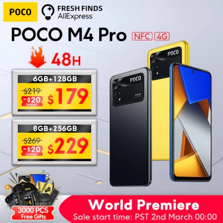 Смартфон POCO M4 Pro (6 ГБ + 128 ГБ)